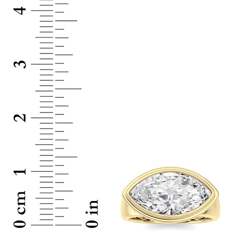 14K White Gold Ring KJ03334R.MQ-3-21F