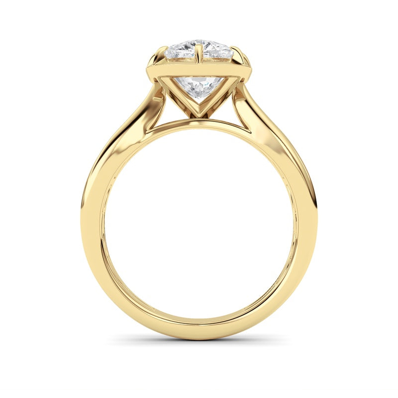 14K White Gold Ring KJ02491R.CE-3-21F