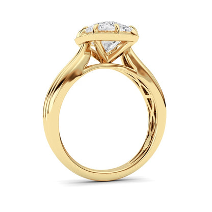 14K White Gold Ring KJ02491R.CE-3-21F