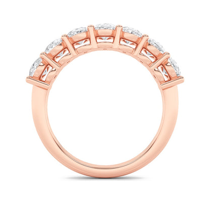 2.25CTW Oval Shaped Lab Grown Diamond (F/VS) Ring in 14K Rose Gold