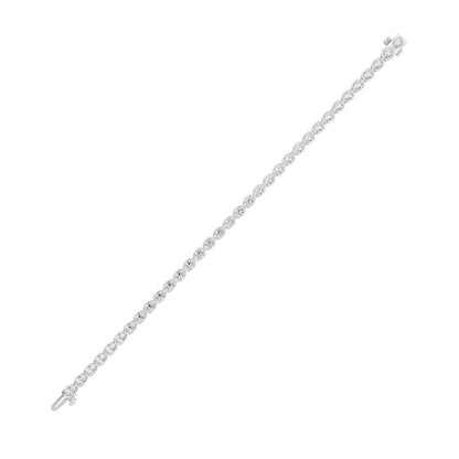 14K White Gold Bracelet KJ01856B.OV-5-21F