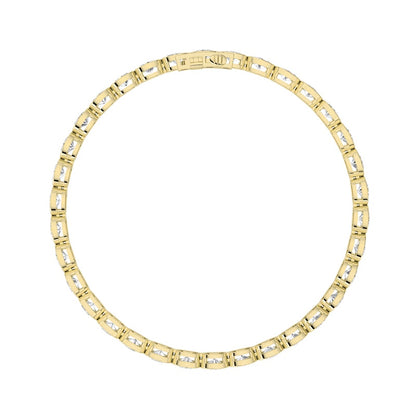 14K White Gold Bracelet KJ01856B.OV-5-21F