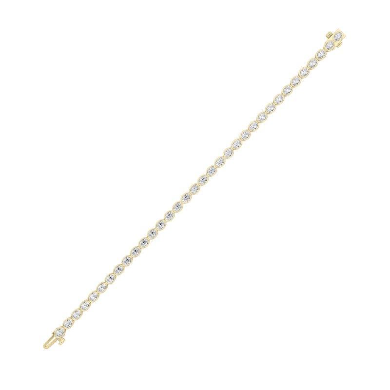 14K White Gold Bracelet KJ01856B.OV-5-21F