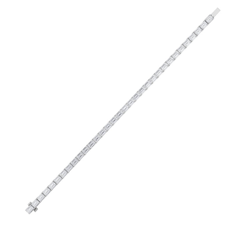 14K White Gold Bracelet KJ01991B.EM-15-21F