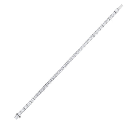14K White Gold Bracelet KJ01991B.EM-15-21F