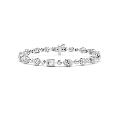 14K White Gold Bracelet KJ03210B.MX-5-21F