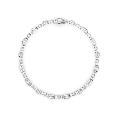 14K White Gold Bracelet KJ03210B.MX-5-21F