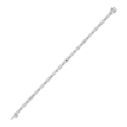 14K White Gold Bracelet KJ03210B.MX-5-21F