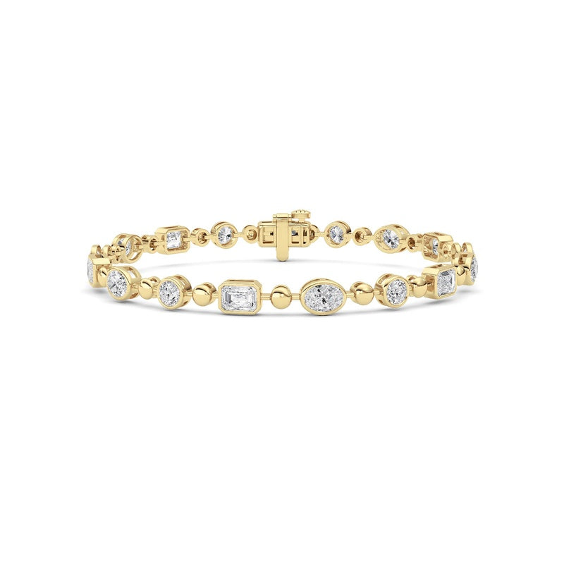 14K White Gold Bracelet KJ03210B.MX-5-21F