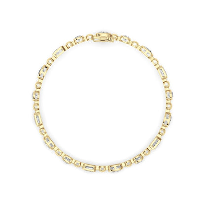 14K White Gold Bracelet KJ03210B.MX-5-21F