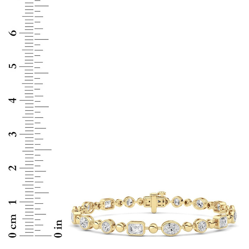 14K White Gold Bracelet KJ03210B.MX-5-21F