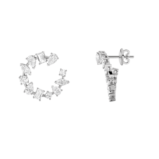 14K White Gold Earring KJ00061E.MX-5-21F