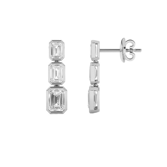 14K White Gold Earring KJ01944E.EM-5-21F