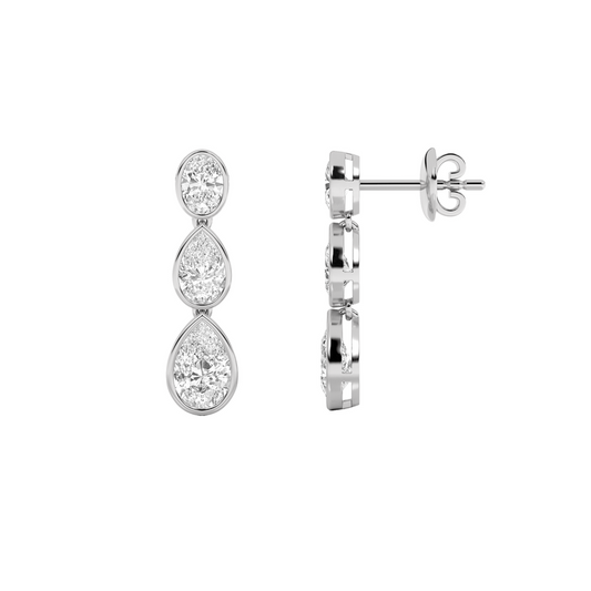 14K White Gold Earring KJ01944E.PS-5-21F