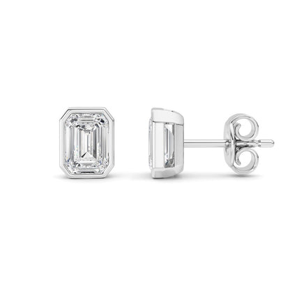14K White Gold Earring KJ40039E.EM-2-21F