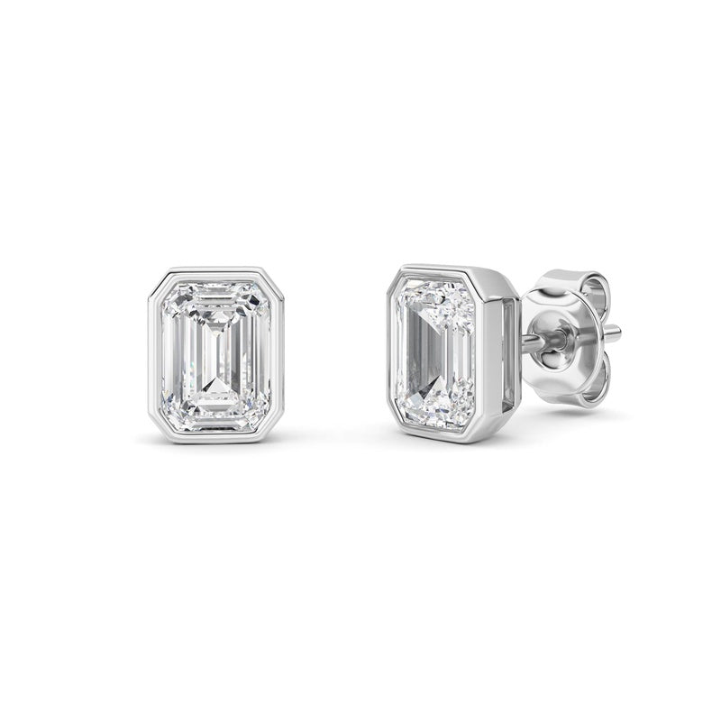 14K White Gold Earring KJ40039E.EM-2-21F