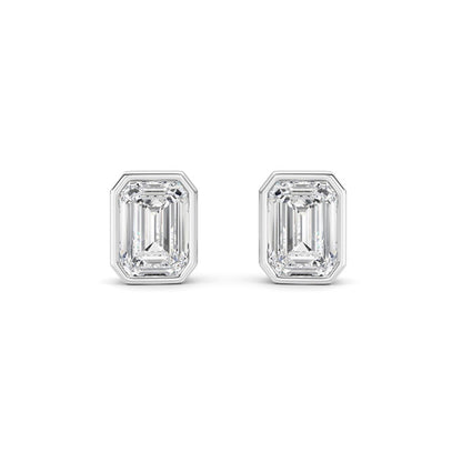 14K White Gold Earring KJ40039E.EM-2-21F