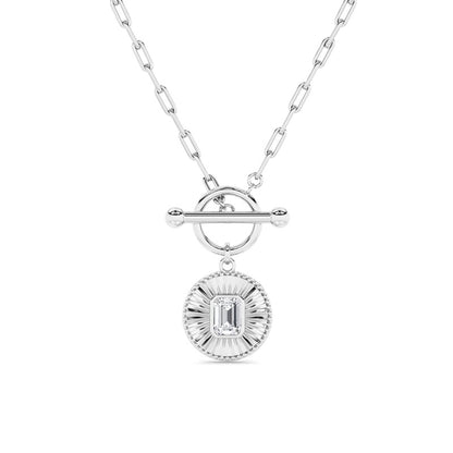 14K White Gold Necklace KJ03159N.EM-1-21F