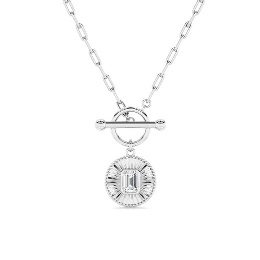 14K White Gold Necklace KJ03159N.EM-1-21F