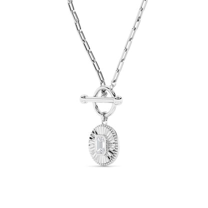 14K White Gold Necklace KJ03159N.EM-1-21F