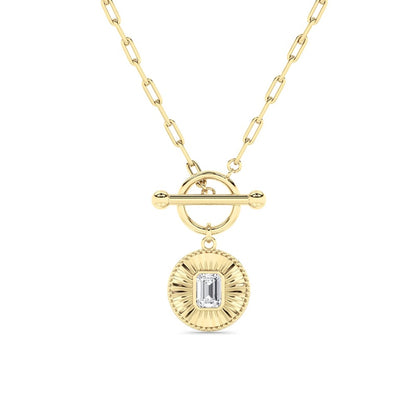 14K White Gold Necklace KJ03159N.EM-1-21F