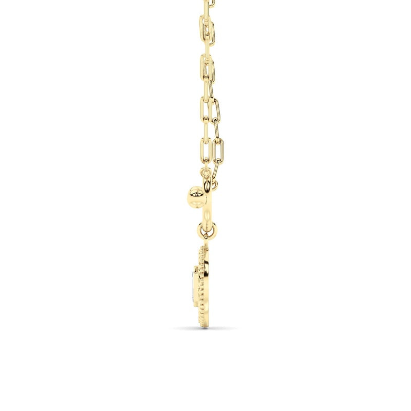 14K White Gold Necklace KJ03159N.EM-1-21F