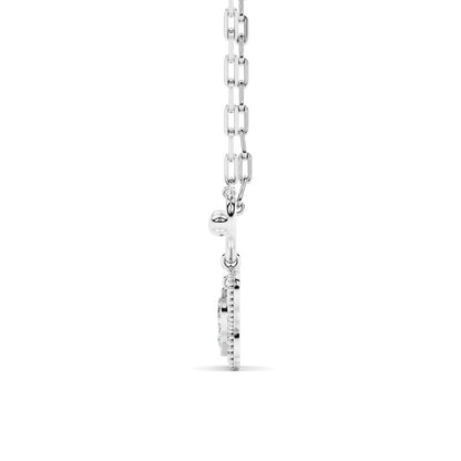 14K White Gold Necklace KJ03159N.MQ-1-21F