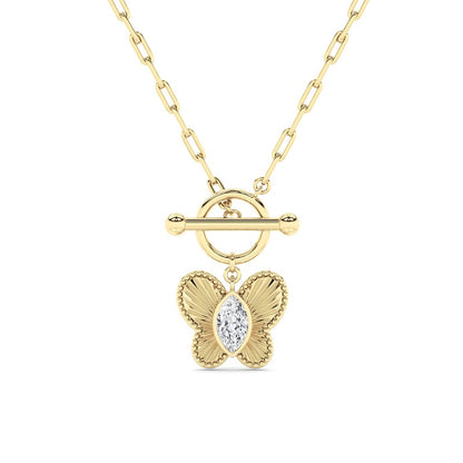 14K White Gold Necklace KJ03159N.MQ-1-21F