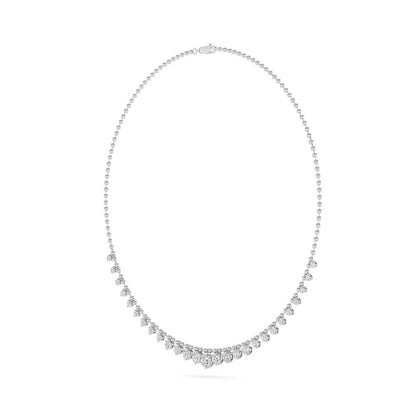 14K White Gold Necklace KJ03213N.RD-7-21F
