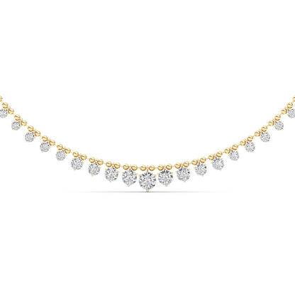 14K White Gold Necklace KJ03213N.RD-7-21F