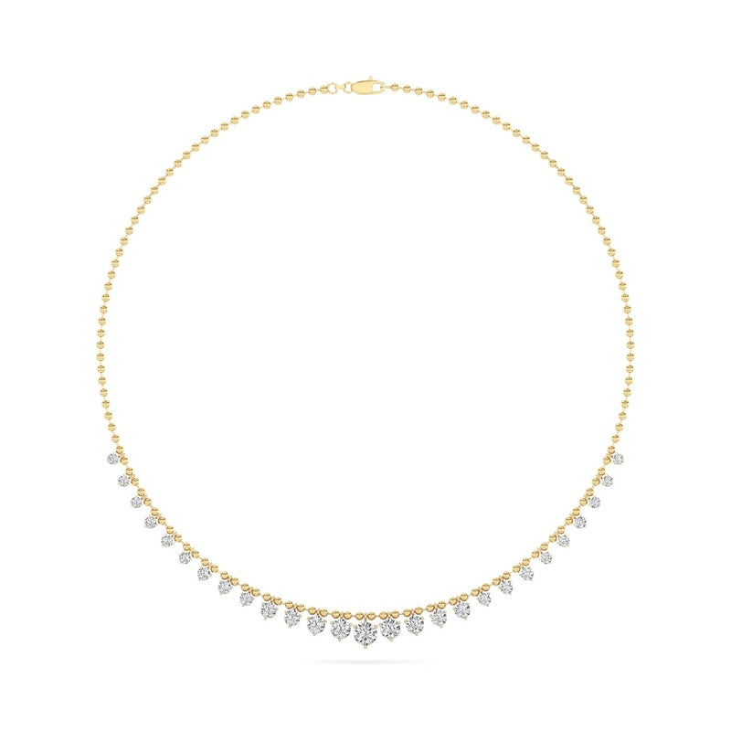14K White Gold Necklace KJ03213N.RD-7-21F