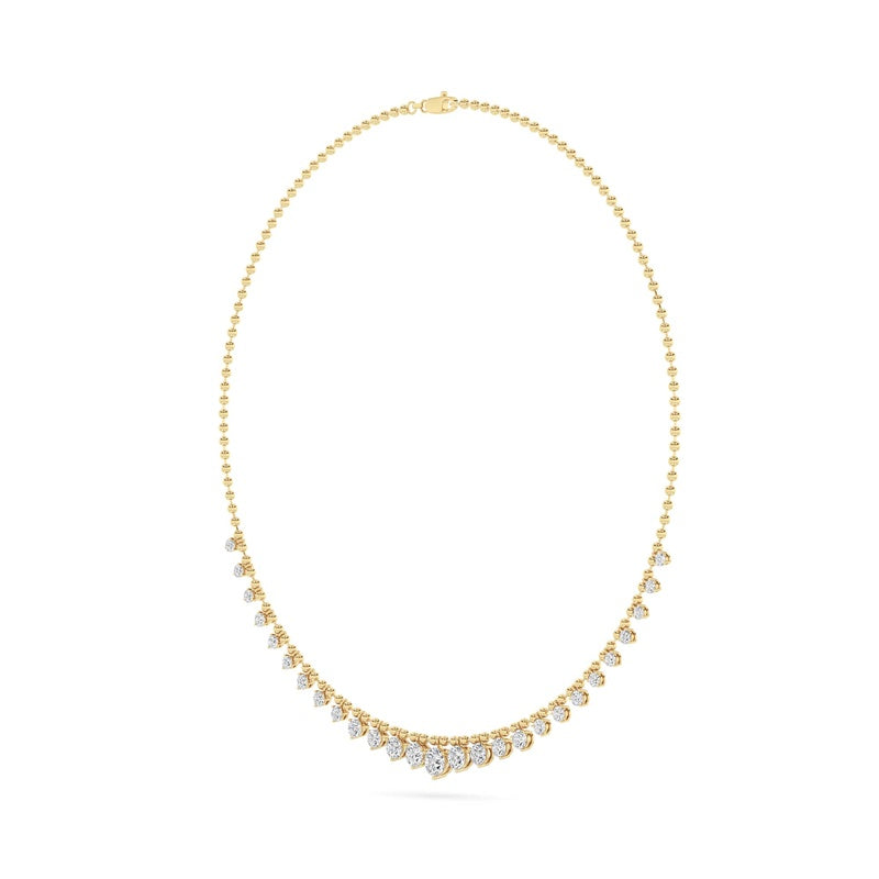 14K White Gold Necklace KJ03213N.RD-7-21F