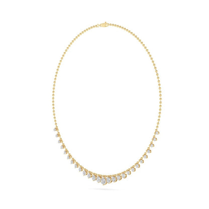 14K White Gold Necklace KJ03213N.RD-7-21F