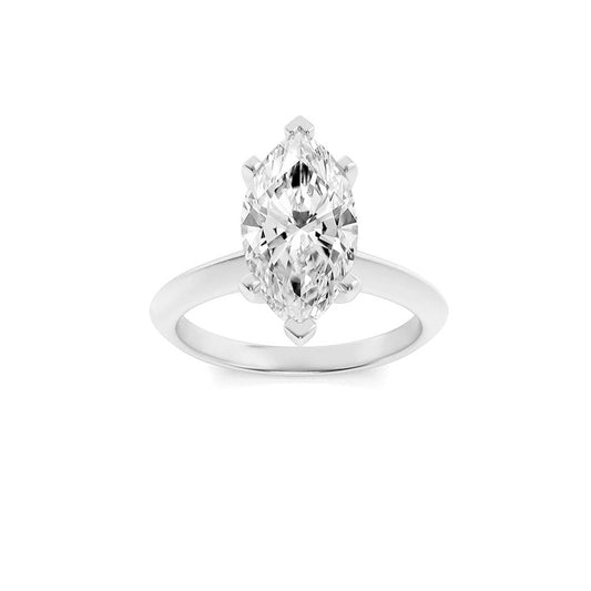 14K White Gold Ring KJ00866R.MQ-2-21F