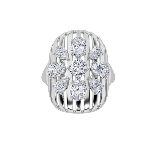 14K White Gold Ring KJ01889R.RD-2-21F