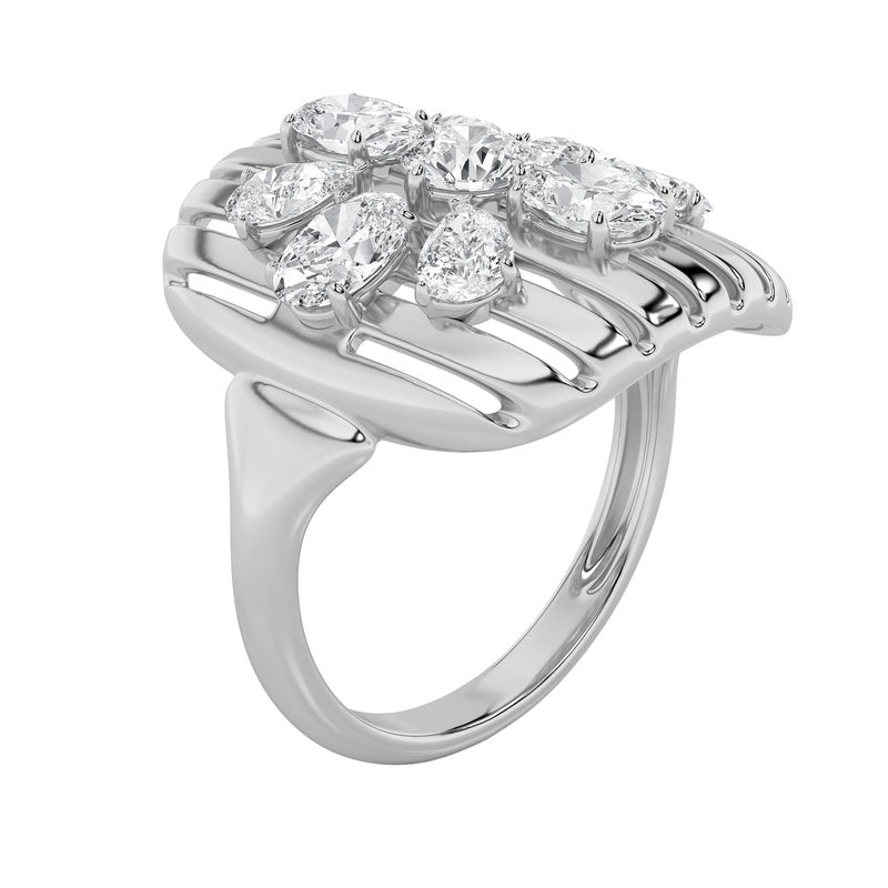 14K White Gold Ring KJ01889R.RD-2-21F
