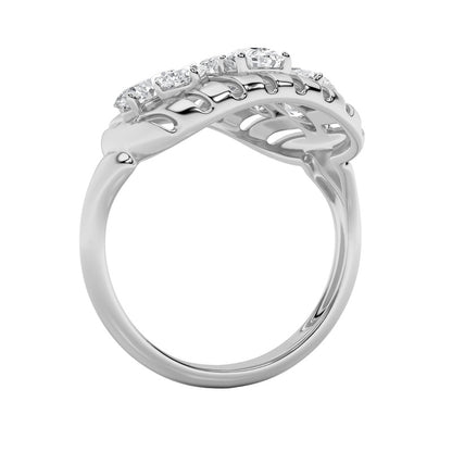 14K White Gold Ring KJ01889R.RD-2-21F