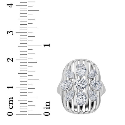 14K White Gold Ring KJ01889R.RD-2-21F