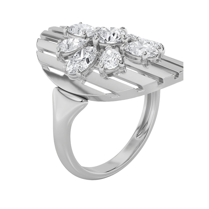 14K White Gold Ring KJ01893R.RD-2-21F
