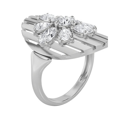 14K White Gold Ring KJ01893R.RD-2-21F