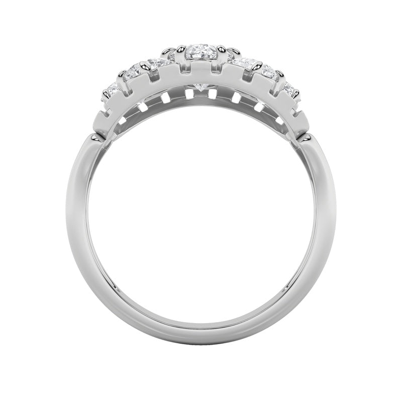 14K White Gold Ring KJ01893R.RD-2-21F