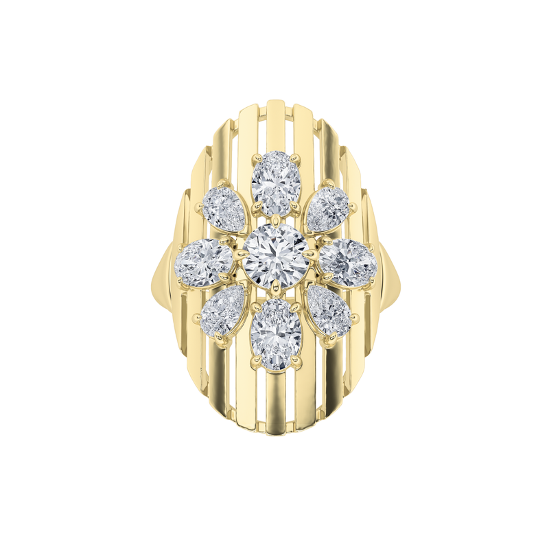 14K White Gold Ring KJ01893R.RD-2-21F