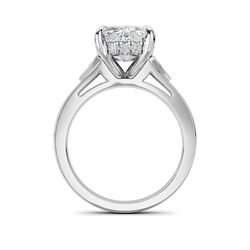 14K White Gold Ring KJ02018R.CE-4.25-21F