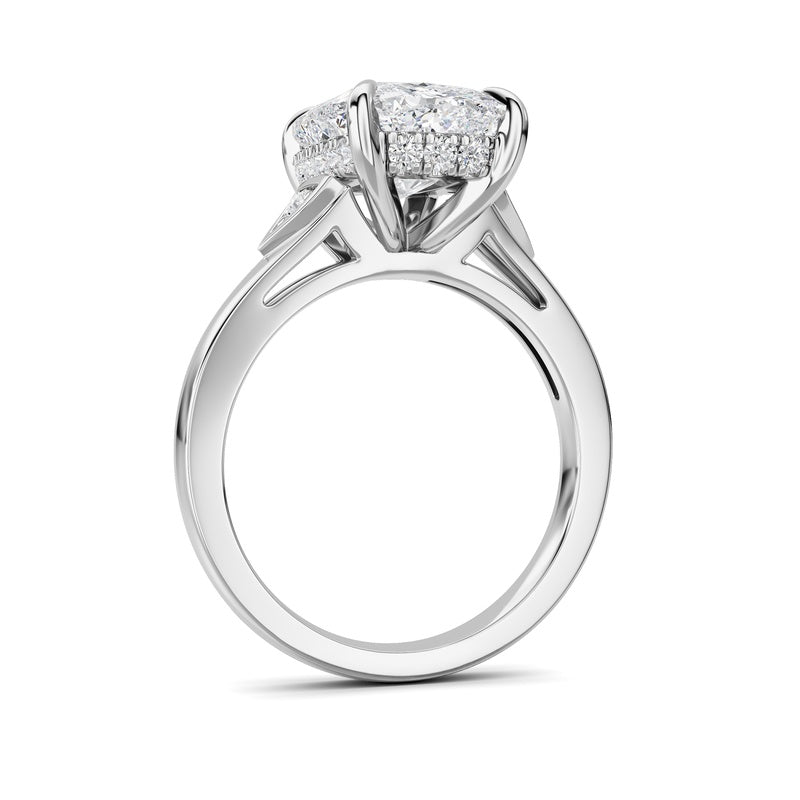 14K White Gold Ring KJ02018R.CE-4.25-21F