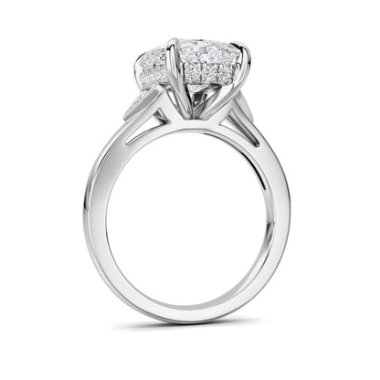 14K White Gold Ring KJ02018R.CE-4.25-21F