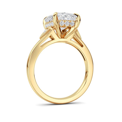 14K White Gold Ring KJ02018R.CE-4.25-21F