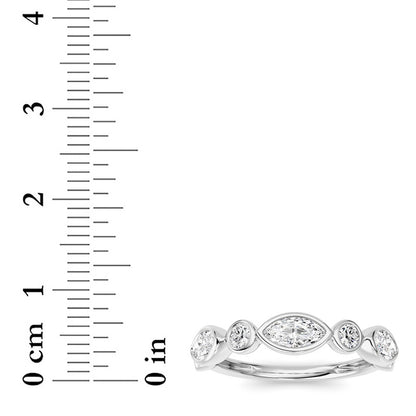 14K White Gold Ring KJ02348R.MQ-1-21F