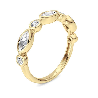 14K White Gold Ring KJ02348R.MQ-1-21F