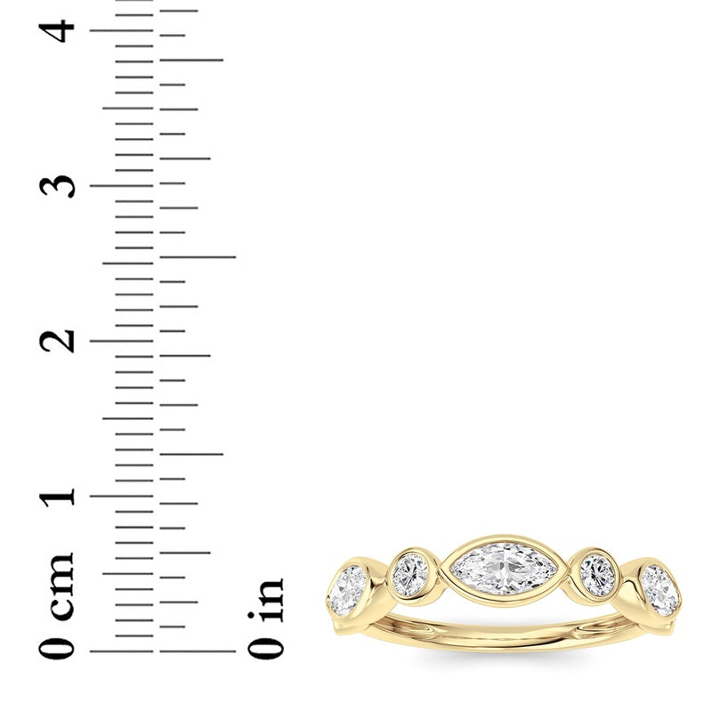 14K White Gold Ring KJ02348R.MQ-1-21F
