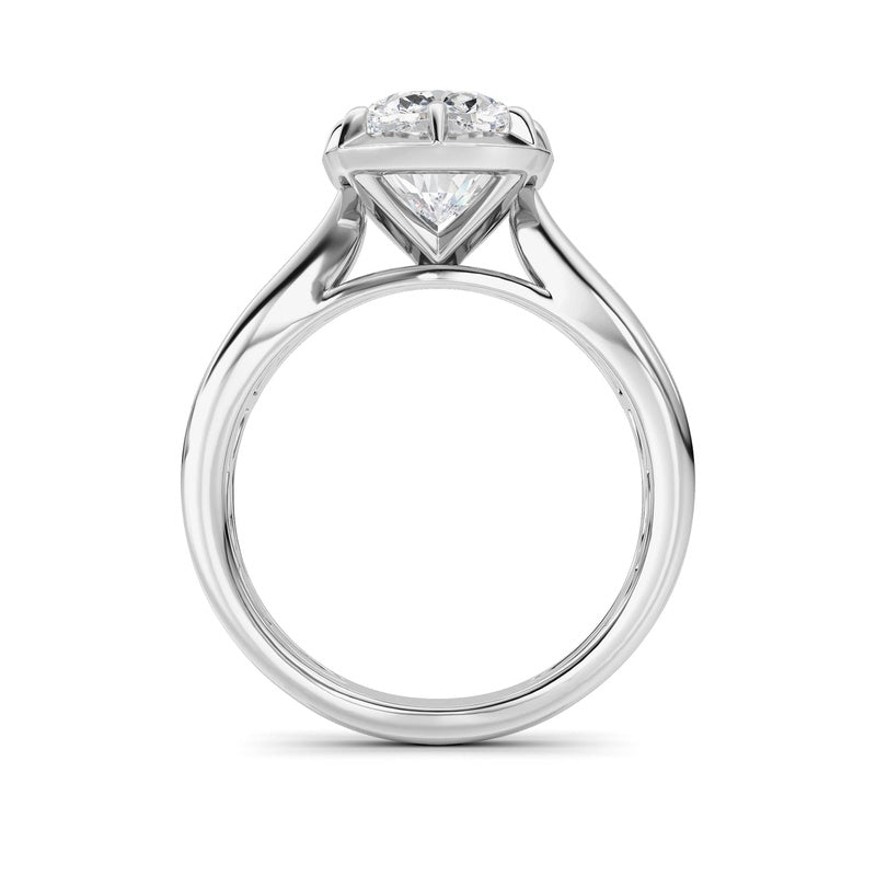 14K White Gold Ring KJ02491R.CE-3-21F